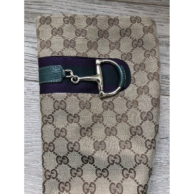 Pre-owned Gucci Beige Cloth Boots