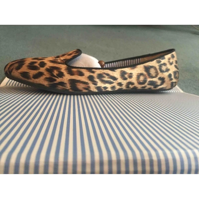 Pre-owned Charles Philip Ballet Flats