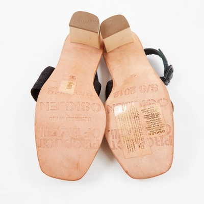 Pre-owned Osklen Leather Heels In Camel