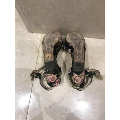 Pre-owned Dolce & Gabbana Cloth Sandals