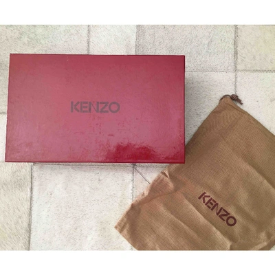 Pre-owned Kenzo Sandals In Beige