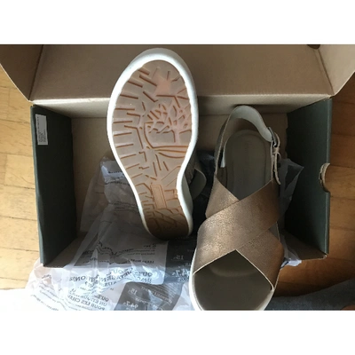 Pre-owned Timberland Leather Sandals
