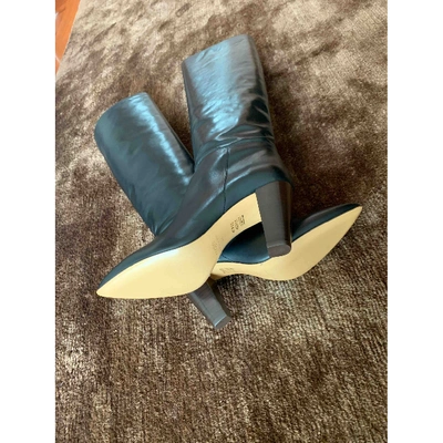Pre-owned Maje Fall Winter 2019 Black Leather Boots