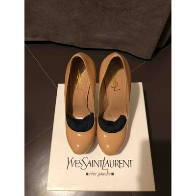 Pre-owned Saint Laurent Trib Too Patent Leather Heels In Other