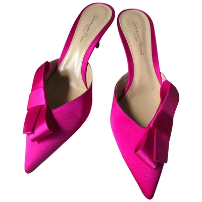 Pre-owned Gianvito Rossi Pink Cloth Sandals