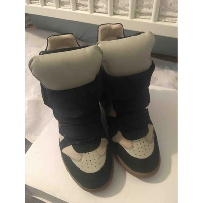 Pre-owned Isabel Marant Bayley Trainers In Black