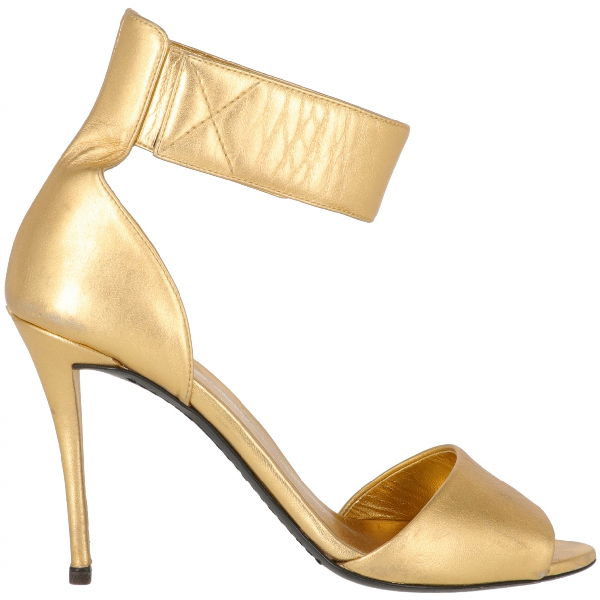 gold giuseppe heels