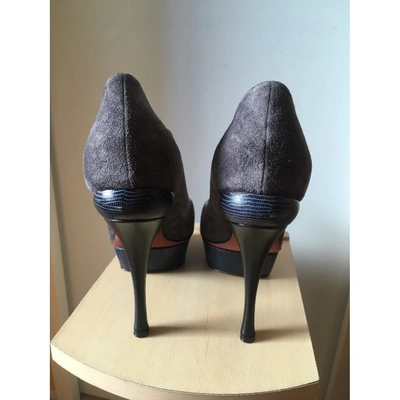 Pre-owned Nina Ricci Heels In Anthracite