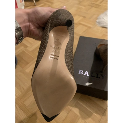 Pre-owned Bally Leather Heels In Beige