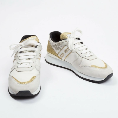 Pre-owned Hogan White Leather Trainers