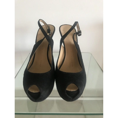 Pre-owned Giuseppe Zanotti Heels In Black