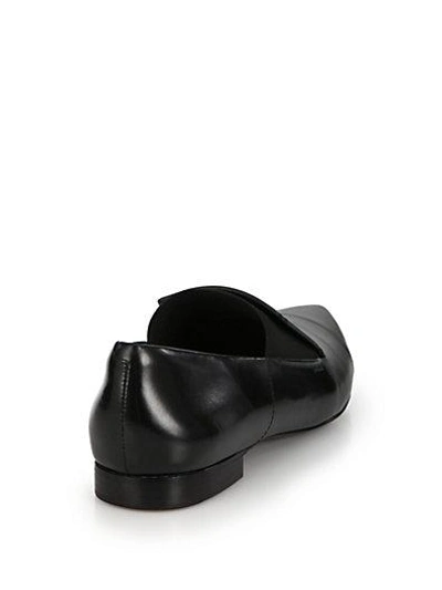 Shop Alexander Wang Jamie Leather Loafers In Black