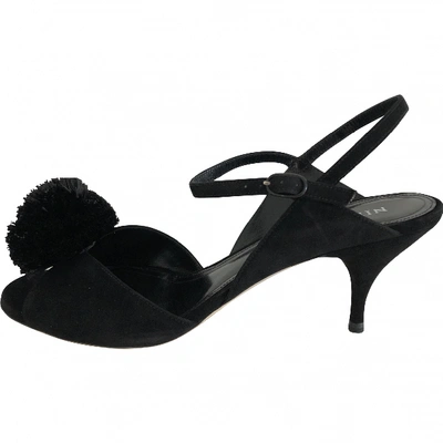 Pre-owned Nina Ricci Sandals In Black