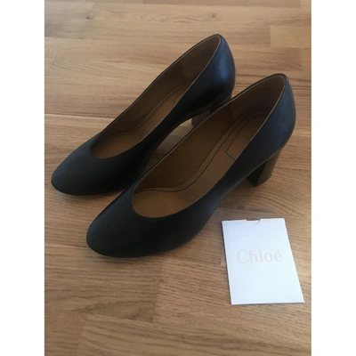 CHLOÉ Pre-owned Leather Heels In Black
