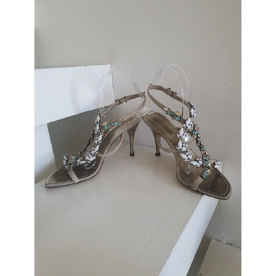 Pre-owned Luis Onofre Sandal In Beige
