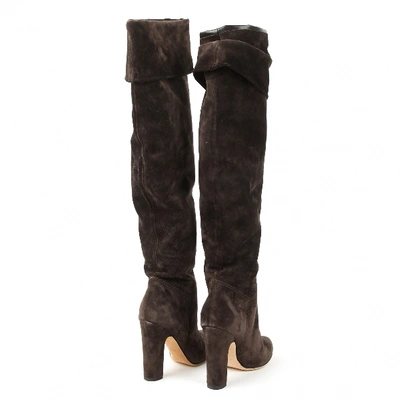 Pre-owned Brian Atwood Boots In Brown