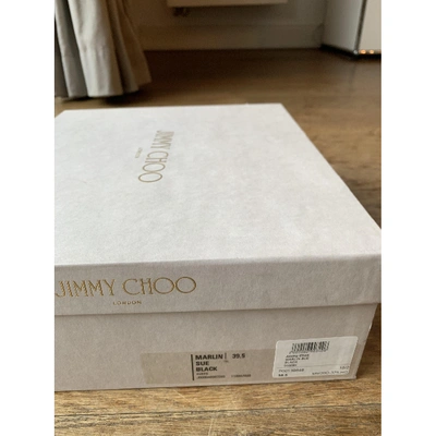 Pre-owned Jimmy Choo Buckled Boots In Black