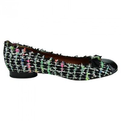 Pre-owned Marc Jacobs Tweed Ballet Flats In Multicolour