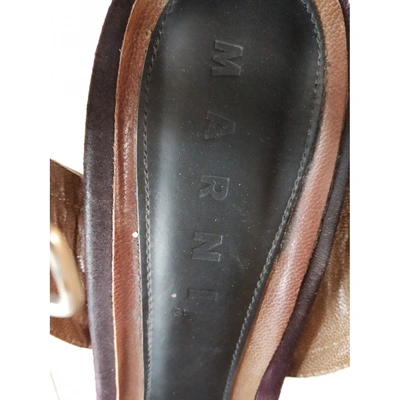 Pre-owned Marni Sandals In Multicolour