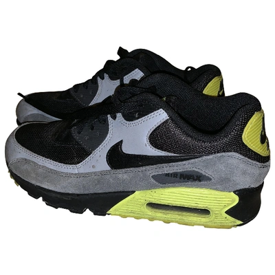 Pre-owned Nike Air Max 90 Grey Cloth Trainers
