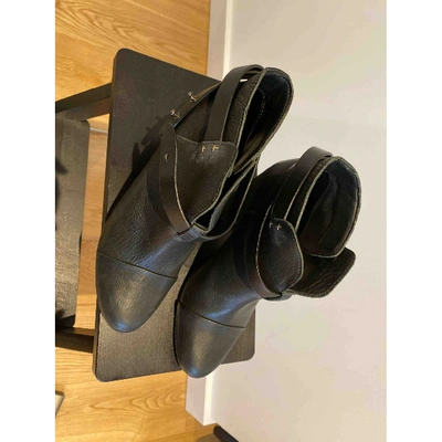 Pre-owned Rag & Bone Black Leather Boots