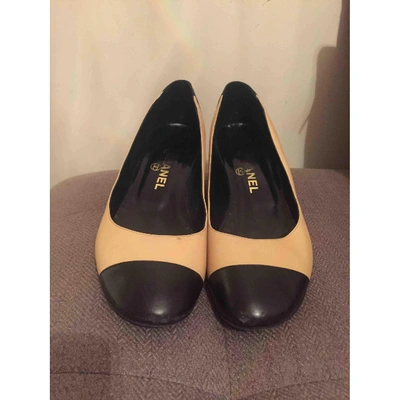Pre-owned Chanel Leather Heels