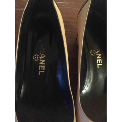 Pre-owned Chanel Leather Heels