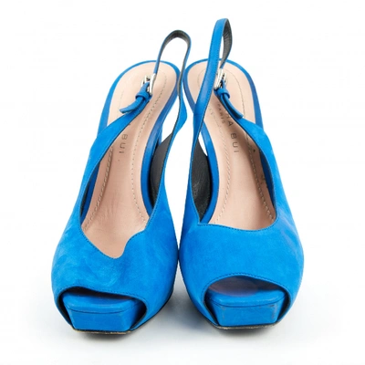 Pre-owned Barbara Bui Heels In Blue