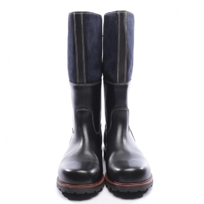 Pre-owned Ludwig Reiter Black Leather Boots