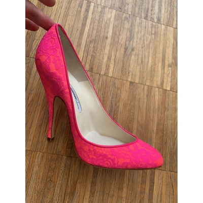 Pre-owned Brian Atwood Heels In Pink