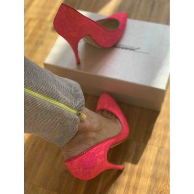 Pre-owned Brian Atwood Heels In Pink