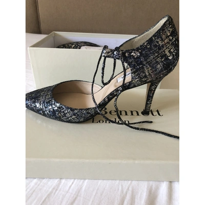 Pre-owned Lk Bennett Leather Heels In Blue