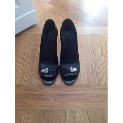 Pre-owned Givenchy Patent Leather Heels In Black