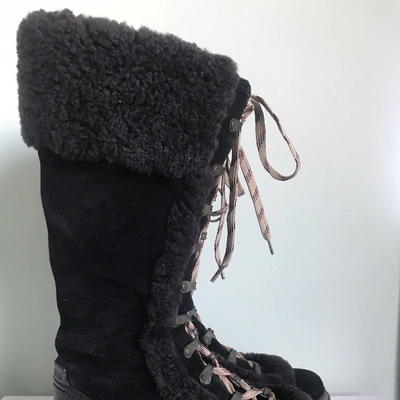 Pre-owned See By Chloé Black Suede Boots