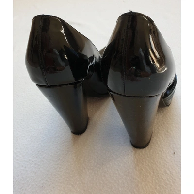 Pre-owned Givenchy Patent Leather Heels In Black