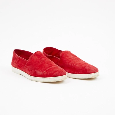 Pre-owned Berluti Flats In Red