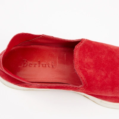 Pre-owned Berluti Flats In Red