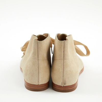 Pre-owned Alexander Wang Lace Up Boots In Beige