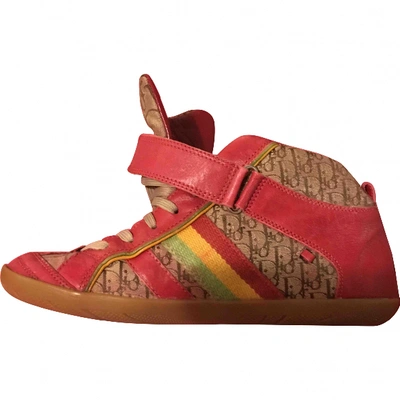 Pre-owned Dior B23 Multicolour Leather Trainers