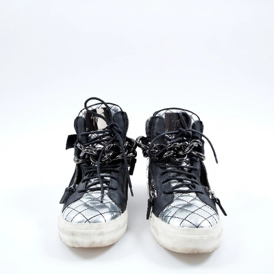 Pre-owned Giuseppe Zanotti Leather Trainers In Black