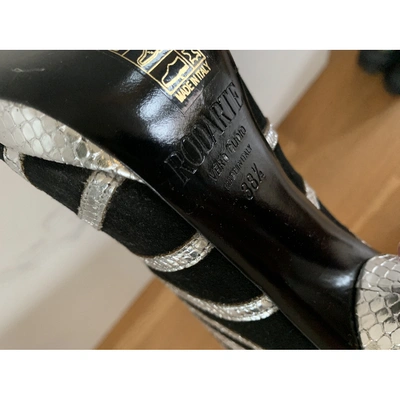 Pre-owned Rodarte Silver Leather Heels