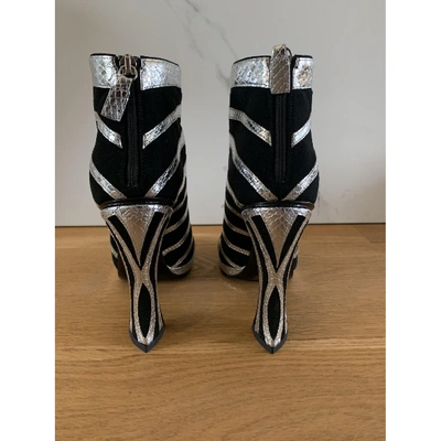 Pre-owned Rodarte Silver Leather Heels