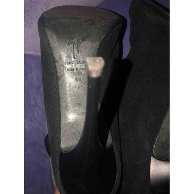 Pre-owned Giuseppe Zanotti Ankle Boots In Khaki