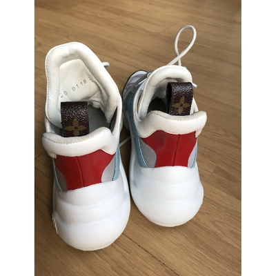 Pre-owned Louis Vuitton Archlight Cloth Trainers In White