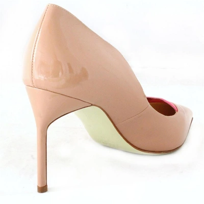 Pre-owned Giannico Patent Leather Heels In Pink