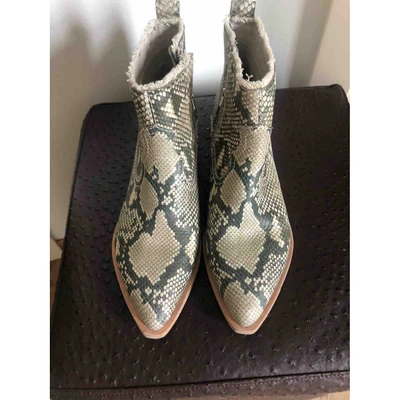 Pre-owned Dolce Vita Leather Cowboy Boots In Other