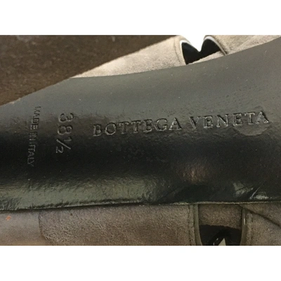 Pre-owned Bottega Veneta Sandals In Grey
