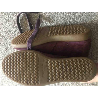 Pre-owned Isabel Marant Bobby Trainers In Purple