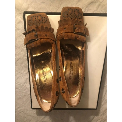 Pre-owned Dolce & Gabbana Heels In Brown