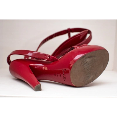 Pre-owned Paul Smith Leather Sandal In Red